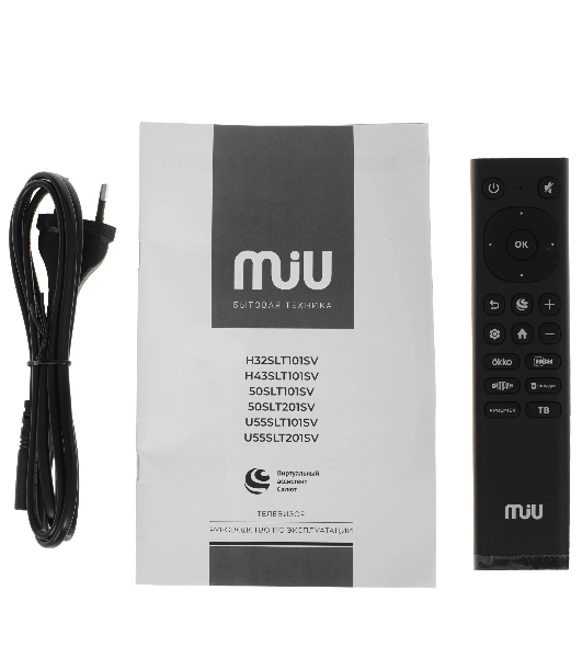 Телевизор MIU 55' U55SLT101SV черный DLED UHD 60Hz Smart TV