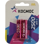 Аккумулятор Космос R6 NI-MN 2500 мАч BP-2 (ЦЕНА за 1 аккум., в блистере - 2 шт.), фото2