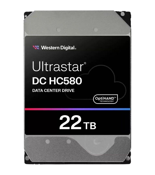 Жесткий диск HDD WD SATA Server 22Tb Ultrastar DC HC570 7200 6Gb/s 512MB 1 year warranty (replacement WUH722222ALE6L4)