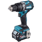 Дрель-шуруповерт Makita HP002GD201, 40 В, 2,5 Ач, 64 Нм, бесщеточный, ударный, фото 1