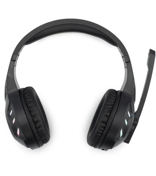 Гарнитура Oklick HS-L420G чёрный, беспроводная + проводная, Bluetooth, до 30 ч, подсветка