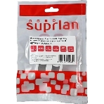 Панель Suprlan 10-0302-1, лицевая со шторкой 45x45, 2xKeystone ABS пластик, белый, фото2
