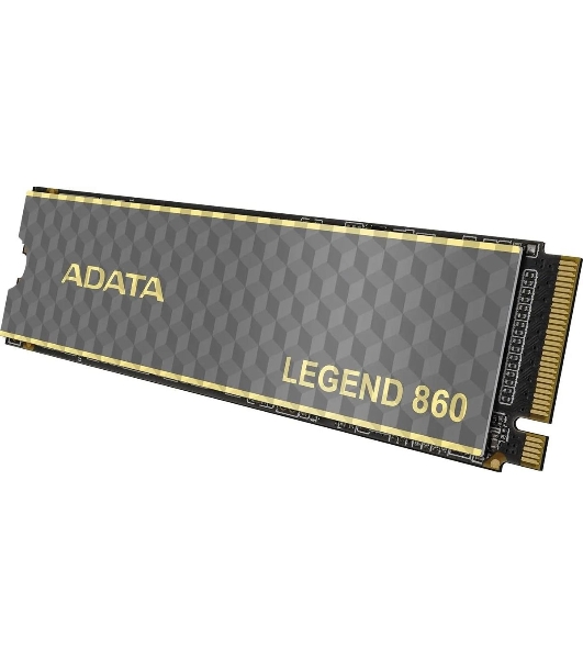 Накопитель SSD ADATA LEGEND 860, 1Tb, PCIe 4.0 x4, 2280, NVMe, R/W 6000/4000, с радиатором
