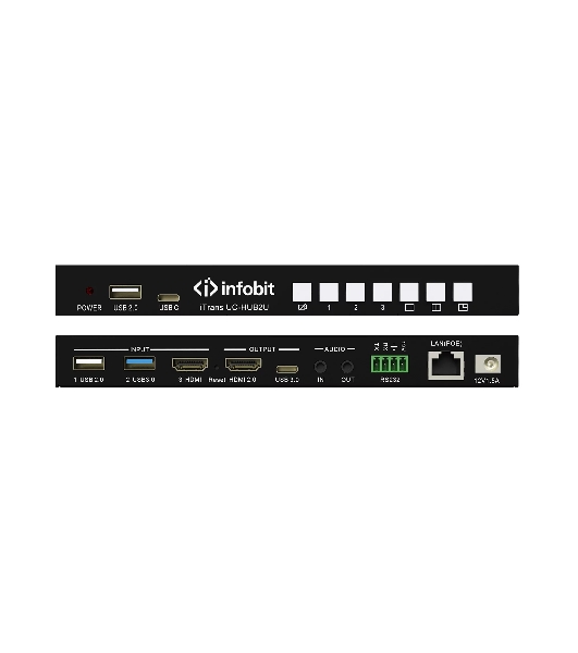 Коммутатор Infobit iTrans UC-HUB2U Dual USB and HDMI Cameras Mixer Hub