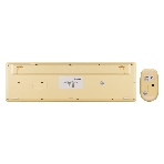 Комплект клавиатура+мышь Smartbuy 105AG беспроводной, USB, 1200 DPI, желтый, фото2