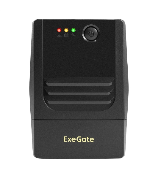 Источник бесперебойного питания ExeGate Power NB-1000.LED.AVR.4C13 (1000VA/650W, LED, AVR, 4*C13, батарея 12V 9Ah, черный)