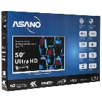 Телевизор Asano 50' 50LU5011T белый DLED 4K UHD 60Hz Салют ТВ, фото2