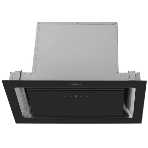 Вытяжка встраиваемая Krona Selina 600 Glass S черный, 52 см, 1300 куб. м/ч, 61 дБ, фото 1