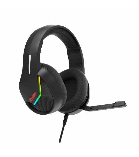 Гарнитура Marvo H8618 Tactic 40 чёрный, проводная, USB, микрофон с шумоподавлением, RGB-подсветка