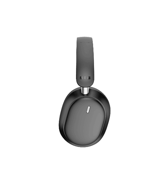 Беспроводные наушники MEG HWA200BL, Bluetooth 6.0, до 60ч, ANC Hybrid, Multipoint, LowLatency,черный