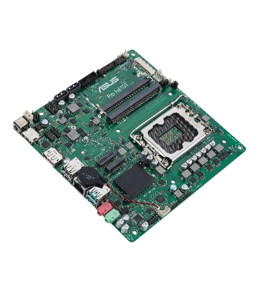 Материнская плата ASUS Pro H610T-CSM, LGA 1700, Intel H610, 2xDDR5, 2xSATA, 1xM.2, 1xPCIe x1, 1xHDMI, 1xDP, 1x 1Gb LAN, 2xUSB-A 2.0, 2xUSB-A 3.2 Gen 2, 2x3.5 мм, 7.1, Thin Mini-ITX