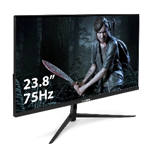 Монитор 23.8' ExeGate ProSmart EV2407 VA 1920x1080, 75 Гц, 5 мс, 16:9, 250 кд/м2, 1xHDMI, 1xVGA, черный