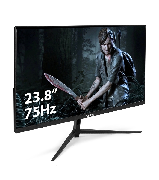Монитор 23.8' ExeGate ProSmart EV2407 VA 1920x1080, 75 Гц, 5 мс, 16:9, 250 кд/м2, 1xHDMI, 1xVGA, черный