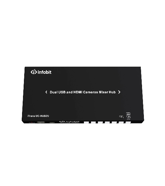 Коммутатор Infobit iTrans UC-HUB2U Dual USB and HDMI Cameras Mixer Hub