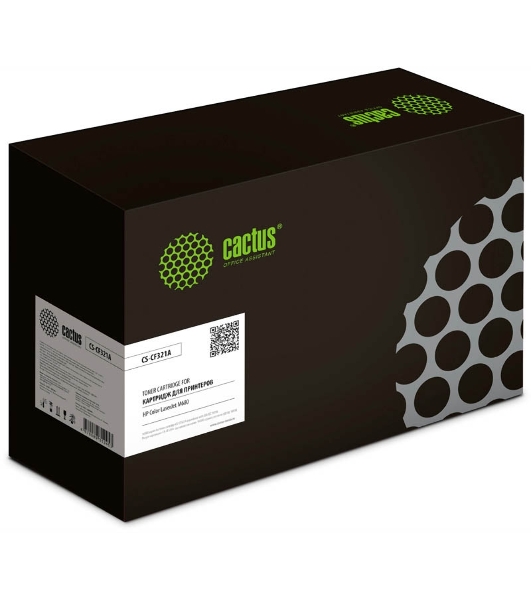 Картридж лазерный Cactus CS-CF321A голубой (16500 стр.) для HP LJ Color M680