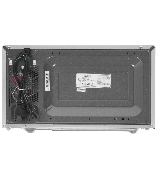 Микроволновая печь CASO M 20 Ecostyle Pro серебристый/черный, 20 л, 800 Вт, переключатели - поворотный механизм