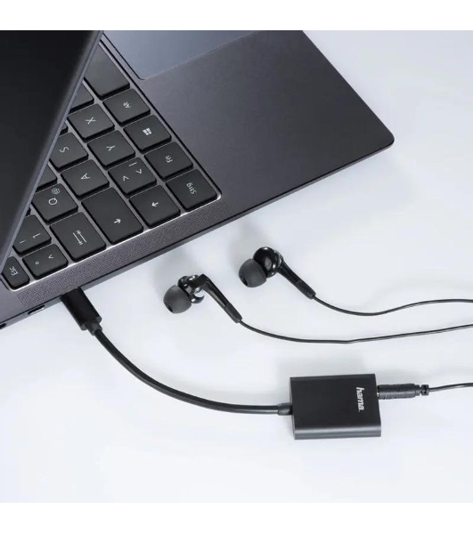 USB-концентратор Hama 00135748, USB Type C, 3.5мм/Type C, USB Type-C