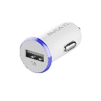 Автомобильное зарядное устройство Maxvi CCM-101WB USB 1А бело-синий, фото 1