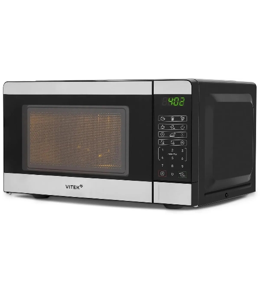 Микроволновая печь Vitek VT-MW0420 черный, 20 л, 700 Вт, переключатели - кнопки