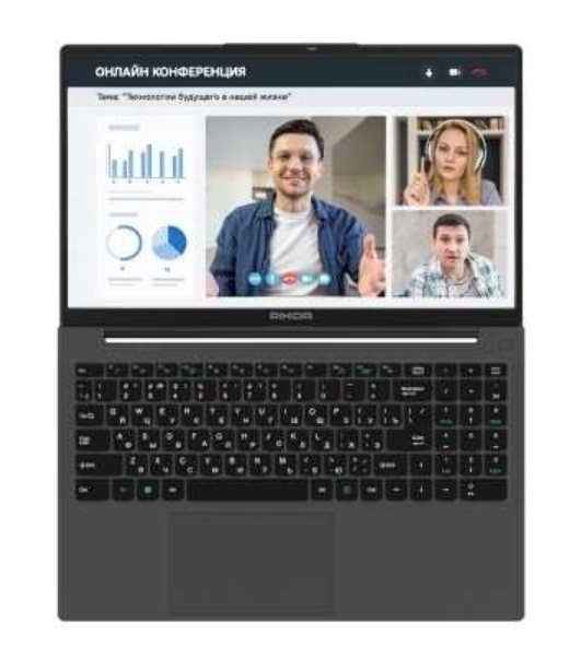 Ноутбук Rikor ARZ 103.1/15.6'/IPS/AMD Ryzen 5 5560U/16Gb/512Gb SSD/AMD Radeon Graphics/Windows 11 Pro/черный/1.7kg