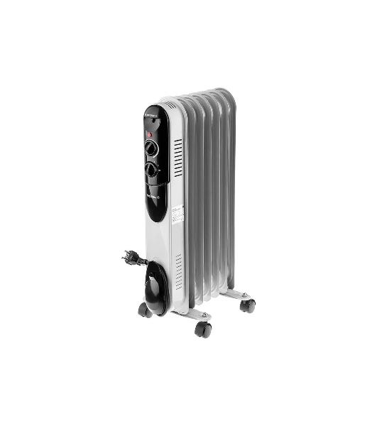 Обогреватель масляный Neoclima NC 9307 белый/черный, 1500 Вт, 15 м2, термостат 28742