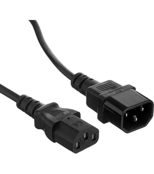 Шнур питания NTSS NTSS-PC13145 C13-С14 проводник.:3x1мм2 3м 220/250В 10А черный