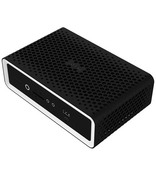 Платформа системного блока с ЦПУ Zotac ZOTAC ZBOX NANO, SFF, FANLESS, i7-1355U, 2 DDR5 SO-DIMM, M.2 SSD, 2.5'; SATAIII BAY, 2 GLAN, WIFI, BT, USBDRV, DP/HDMI, EU+UK PLUG