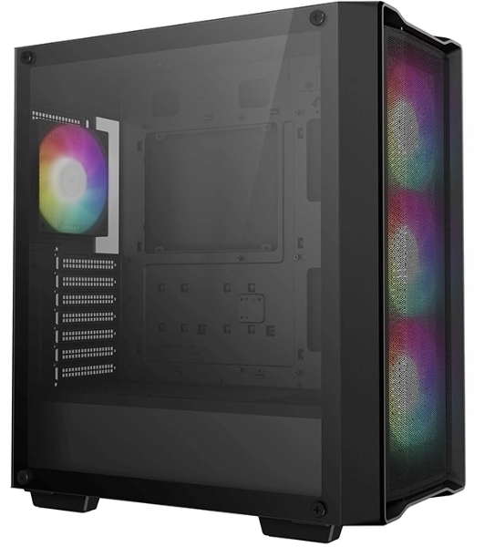 Компьютерный корпус Deepcool CC560 MESH V2 черный без БП ATX 4x120мм 5x140мм 2xUSB 3.0 audio bott PSU