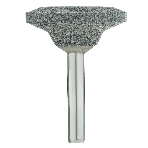 Шарошка абразивная Denzel диск 32 x 12 мм, для дрели, хвостовик d6 мм, 63С, фото3