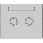 Шкаф коммутационный NTSS LIME (NTSS-WL6U5535GS) настенный 6U 550x350 мм пер. дв. стекл несъемн. бок. пан. 30 кг серый 8.3 кг 110 град. IP20, фото4