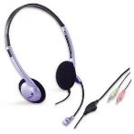 Гарнитура Genius HS-02B фиолетовый, проводная, 3.5 мм, фото2