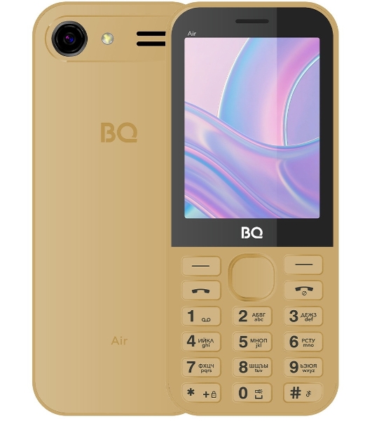 Мобильный телефон BQ 2843 Air золотистый