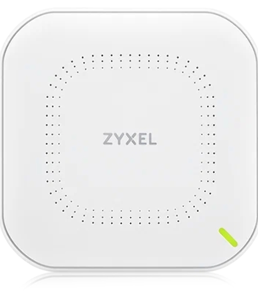 Точка доступа Zyxel NebulaFlex NWA90AX PRO, WiFi 6, 802.11a/b/g/n/ac/ax (2,4 и 5 ГГц), MU-MIMO, антенны 3x3, до 575+2400 Мбит/с, 1xLAN 2.5GE, PoE, защита от 4G/5G, БП в комплекте