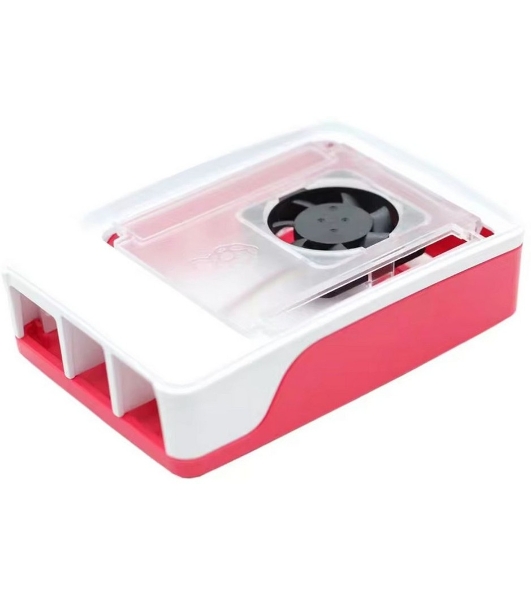 Пластиковый корпус RA795 для Raspberry Pi 5 c активным вентилятором