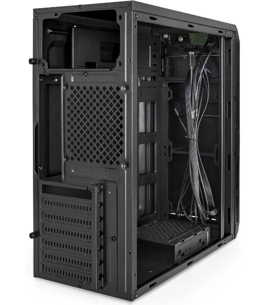 Компьютерный корпус Miditower ExeGate XP-334UC-UNS500 (ATX, БП UNS500 с вент. 12см, 1хUSB/1хUSB 3.0/1хTypeC, аудио, черный)