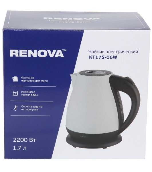 Чайник электрический Renova KT17S-06W