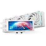 Водяное охлаждение для процессора Thermalright Trofeo Vision 360 (360mm, LED, White, ARGB/Fans: 3x120mm, 69CFM, 27dBA, 2150RPM/Pump height 102mm, 6400RPM, Rad thickness 27mm/S: 1700, 1200, 1851, 115X, 2011, 2066, AM5, AM4), фото2