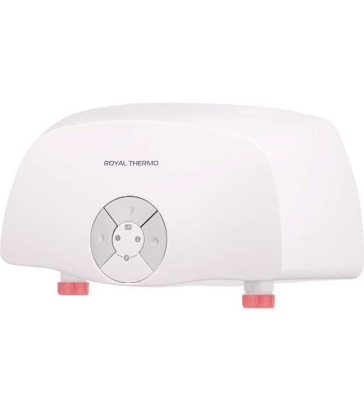 Водонагреватель электрический проточный Royal Thermo Smartfix S белый, 2–3,7 л/мин, 3,5 кВт