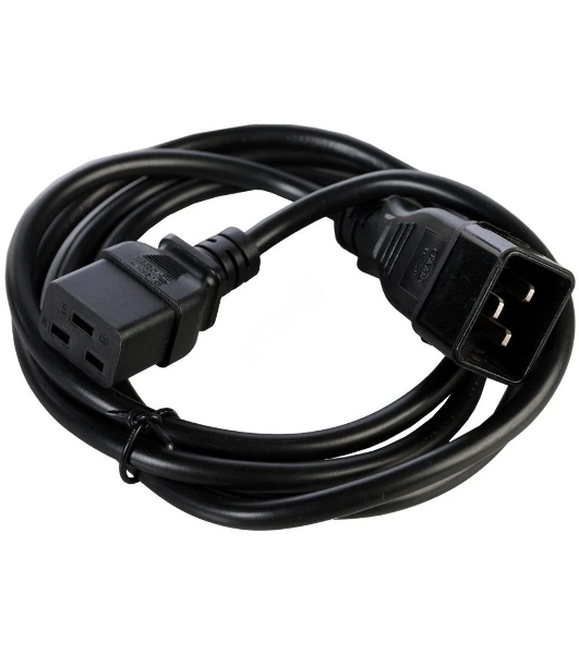 Шнур питания NTSS NTSS-PC19771 C19-Schuko проводник.:3x1.5мм2 1.8м 220/250В 16А черный