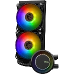 Система жидкостного охлаждения MSI MAG CORELIQUID E240 2x ARGB Fan LGA 1200/1700 AM5/AM4 (306-7ZW5E17-C24), фото2