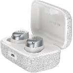 Наушники TWS Sennheiser Momentum True Wireless 4 серебристый/белый, внутриканальные, Bluetooth, активное шумоподавление, до 7.5 ч, фото 1
