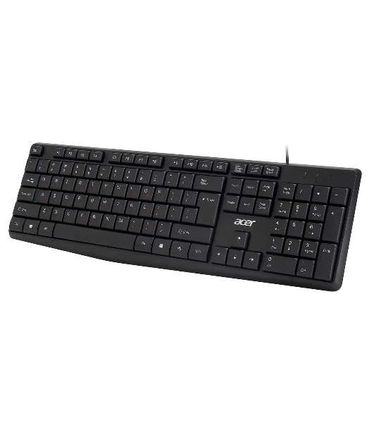 Клавиатура проводная Acer OKW121 (ZL.KBDEE.00B), USB, черный