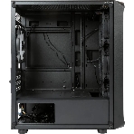 Компьютерный корпус Minitower mATX Eurocase 00-01003411 M205 4ARGb черный без БП закаленное стекло USB 3.0, фото4