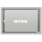 Шкаф коммутационный NTSS LIME (NTSS-WL6U5535GS) настенный 6U 550x350 мм пер. дв. стекл несъемн. бок. пан. 30 кг серый 8.3 кг 110 град. IP20, фото 1