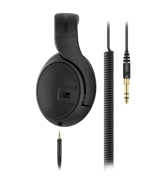 Проводные наушники Sennheiser HD 400 PRO черный, полноразмерные, Jack 3.5/6.3 мм