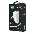 Сетевое зарядное устройство MORE CHOICE NC85a 1USB+1Type-C 3.0A PD 20W+QC3.0 Type-C Type-C, белый, фото5