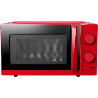 Микроволновая печь Centek CT-1571 красный, 20 л, 700 Вт, переключатели - поворотный механизм