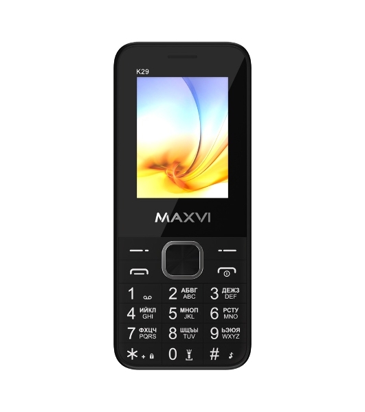 Мобильный телефон Maxvi K29 черный