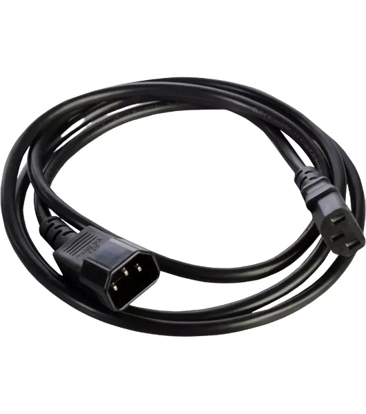 Шнур питания NTSS NTSS-PC13143 C13-С14 проводник.:3x1мм2 1м 220/250В 10А черный