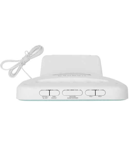 Радиобудильник Harper HCLK-2060 зеленый LED подсв:белая часы:цифровые AM/FM